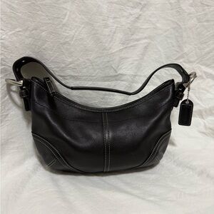 Vintage Leather Coach mini hobo bag